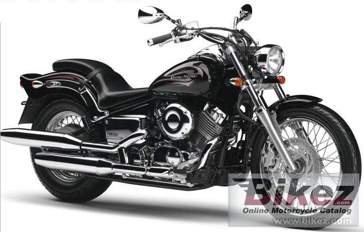 Big Yamaha ds4 drag star four 400 picture and wallpaper from Bikez.com